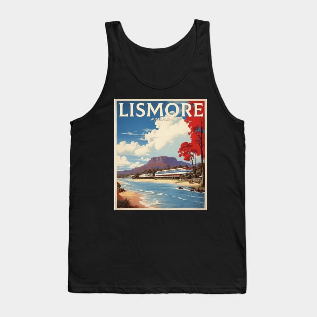 Lismore Australia Vintage Travel Poster Tourism Tank Top by TravelersGems